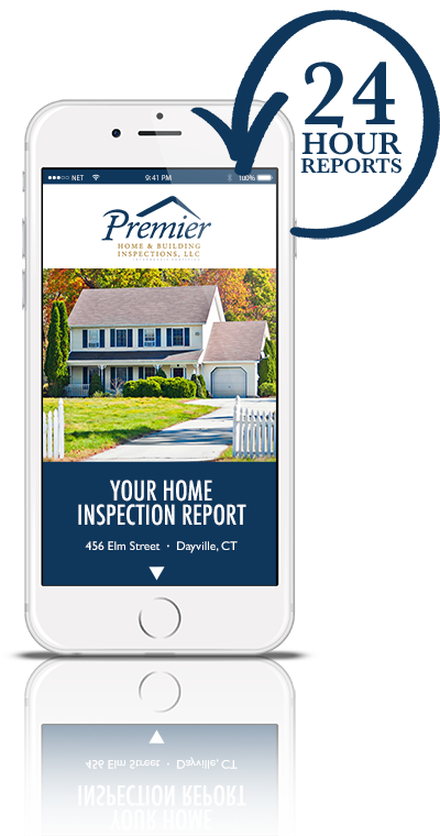 Sample Home Inspection Report on Phone